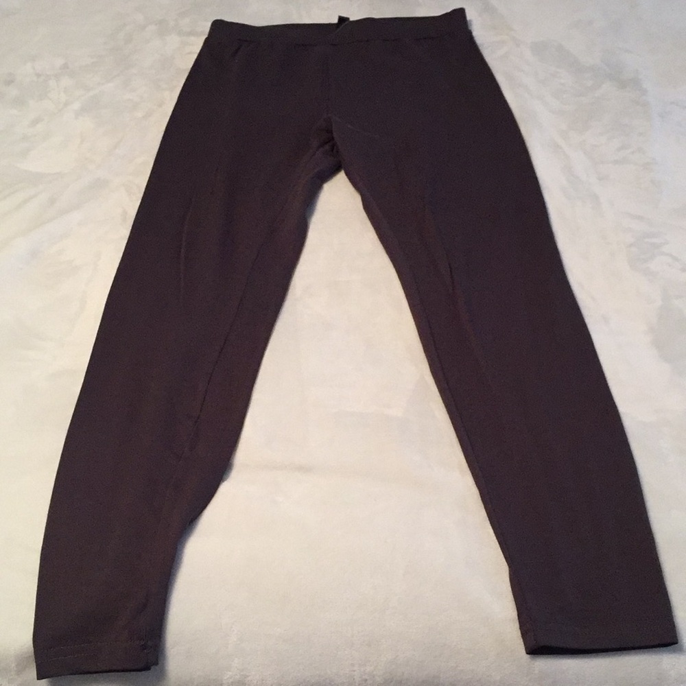 Solid Gray Drop Shoulder Tee & Matching Leggings - image 6